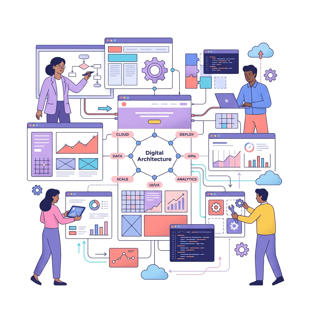 World-Class Digital Architectures Illustration